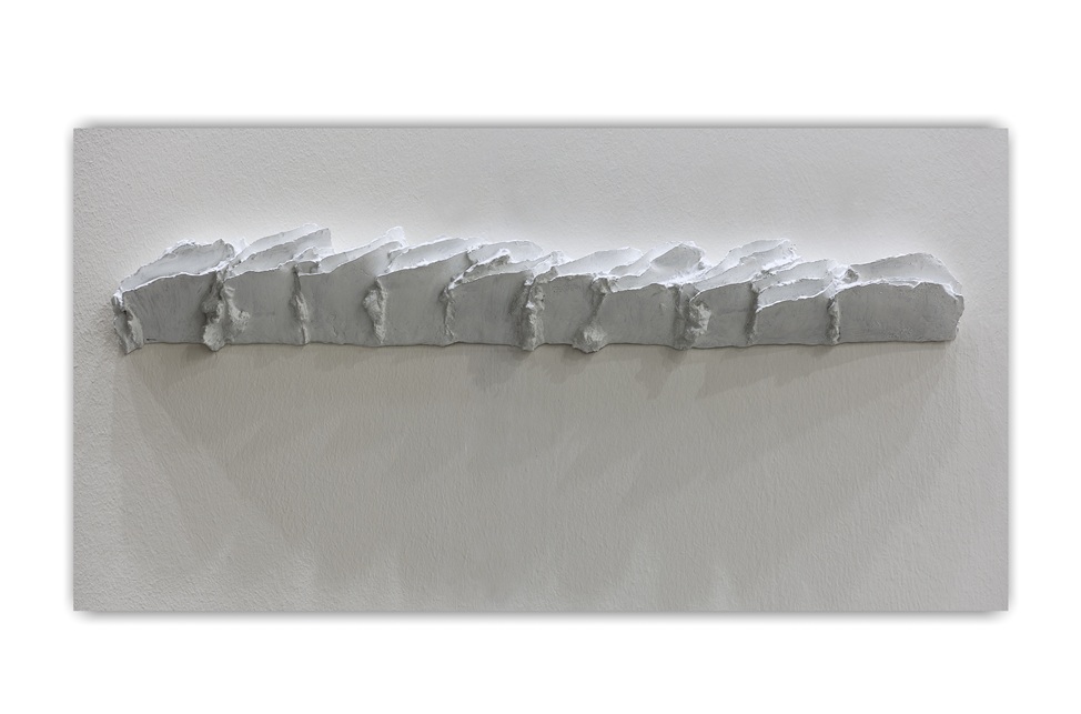 RID. Paolo Icaro, Fregio 1983, BRONZO DIPINTO